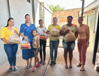 Prefeitura entrega kits de alimentação para famílias do Serviço de Convivência e Fortalecimento de Vínculo em Nova Alvorada do Sul